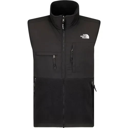 Embroidered Logo Zip Vest , male, Sizes: XL, L, M - The North Face - Modalova