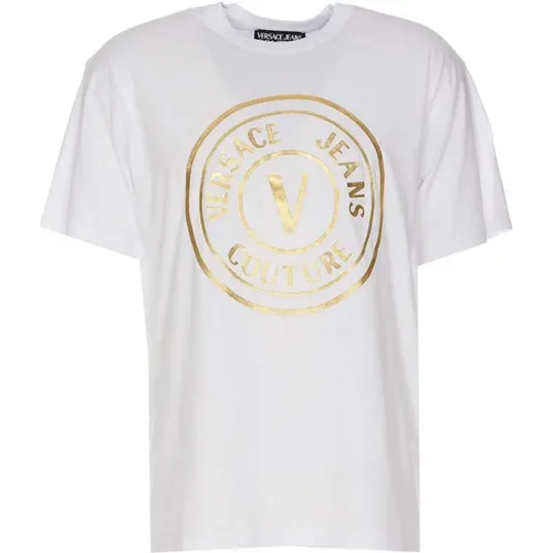 Modische T-Shirts und Polos , Herren, Größe: 2XL - Versace Jeans Couture - Modalova