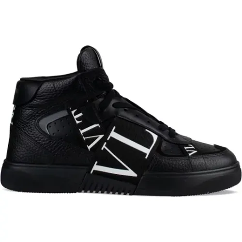 Schwarze High-Top Sneakers mit Vltn Logo - Valentino Garavani - Modalova