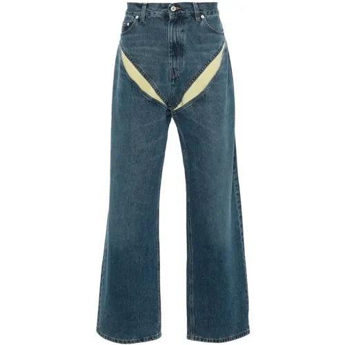 Wide Jeans , male, Sizes: W30, W29, W28, W27 - Y/Project - Modalova