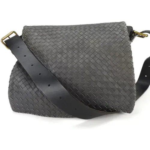 Pre-owned Leather shoulder-bags , female, Sizes: ONE SIZE - Bottega Veneta Vintage - Modalova