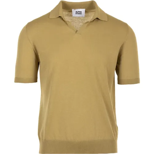 Classic Polo Shirts Collection , male, Sizes: 2XL, L, XL - Alpha Studio - Modalova
