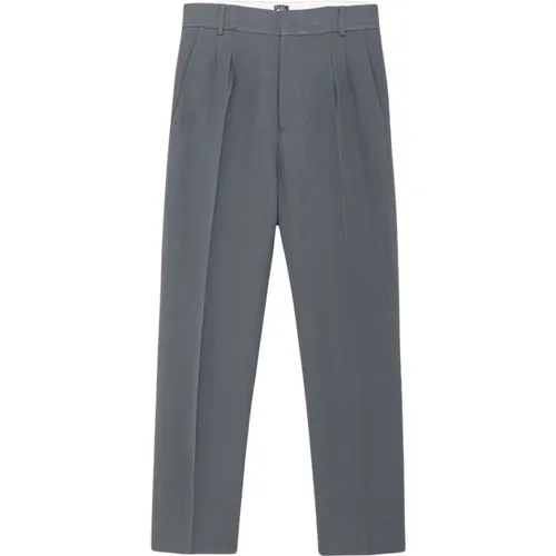 Linen Regular Pants with Double Pleats , male, Sizes: M, XL - Mauro Grifoni - Modalova