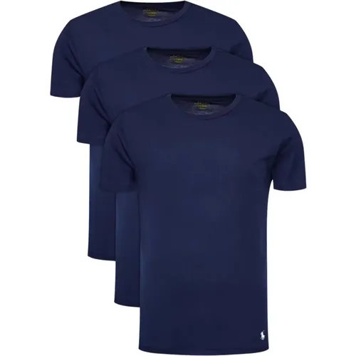 Er-Pack Baumwoll-T-Shirts - Blau - Ralph Lauren - Modalova