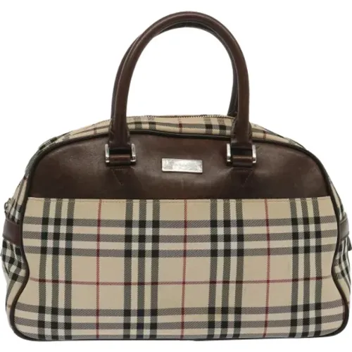 Pre-owned Canvas travel-bags , female, Sizes: ONE SIZE - Burberry Vintage - Modalova