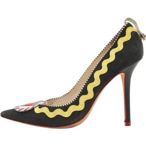 Pre-owned Suede heels , female, Sizes: 6 1/2 UK - Sophia Webster Pre-owned - Modalova