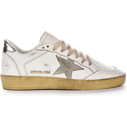 Grey Ball Star Sneakers Women , female, Sizes: 4 UK, 5 UK, 6 UK - Golden Goose - Modalova