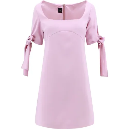 Rosa Ss24 Kleid mit Schleifen , Damen, Größe: L - pinko - Modalova