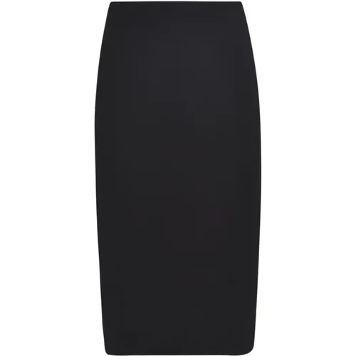 Rear Slit Midi Skirt , female, Sizes: M - pinko - Modalova