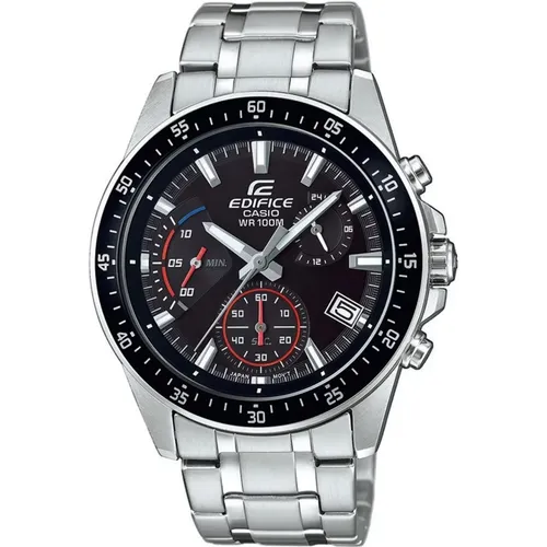 Mens Watch Efv-540D-1Avuef, Quartz, 45mm, 10Atm , male, Sizes: ONE SIZE - Casio - Modalova