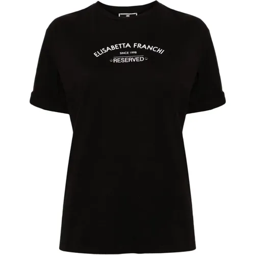 T-Shirts , Damen, Größe: S - Elisabetta Franchi - Modalova