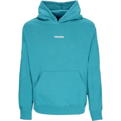 Ribbed Hoodie Petrol , Damen, Größe: M - Propaganda - Modalova