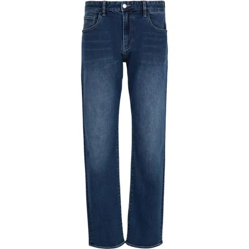 Slim Fit 5 Taschen Jeans , Herren, Größe: W31 - Armani Exchange - Modalova