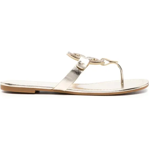 Golden Miller Flat Sandals , female, Sizes: 4 UK, 3 UK, 5 UK, 2 UK, 6 UK - TORY BURCH - Modalova