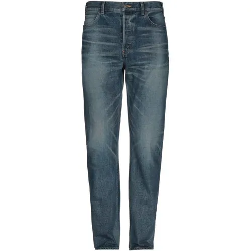 Blaue Denim Jeans Aw22 , Herren, Größe: W34 - Celine - Modalova