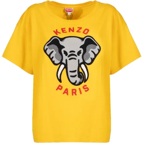 Relax Tshirt in Deep , female, Sizes: S, L, M - Kenzo - Modalova