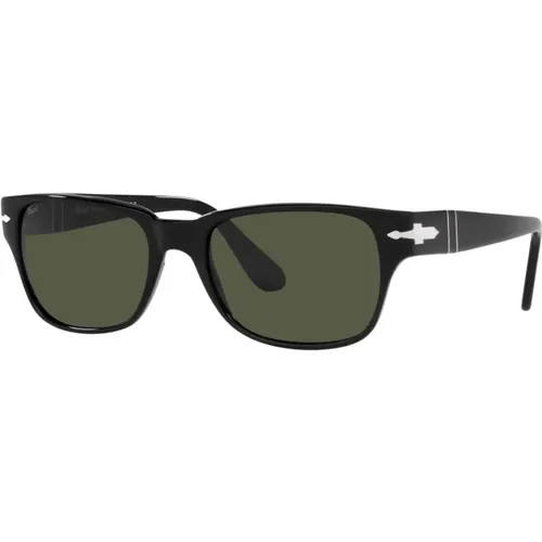 Schwarze/Grüne Sonnenbrille Persol - Persol - Modalova