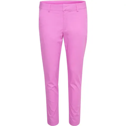 Chino Pants Cyclamen , female, Sizes: 2XL, S, XL, XS, M, L, 3XL - Kaffe - Modalova