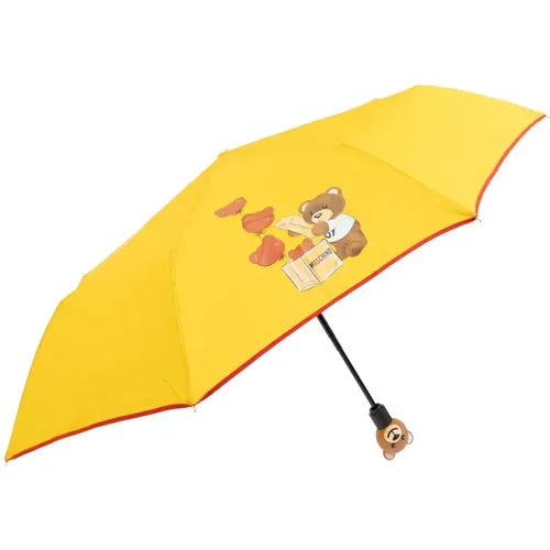 Regenschirm mit dekorativem Griff , unisex, Größe: ONE Size - Moschino - Modalova