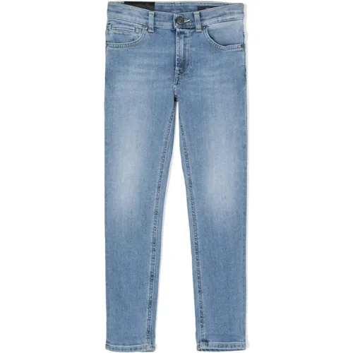Blaue Skinny Jeans Jungen Mittlere Taille - Dondup - Modalova
