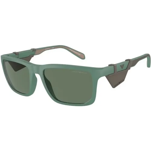 Frame Dark Lenses Sunglasses , male, Sizes: 57 MM - Emporio Armani - Modalova