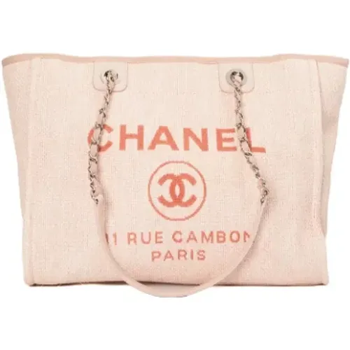 Pre-owned Canvas chanel-bags , female, Sizes: ONE SIZE - Chanel Vintage - Modalova