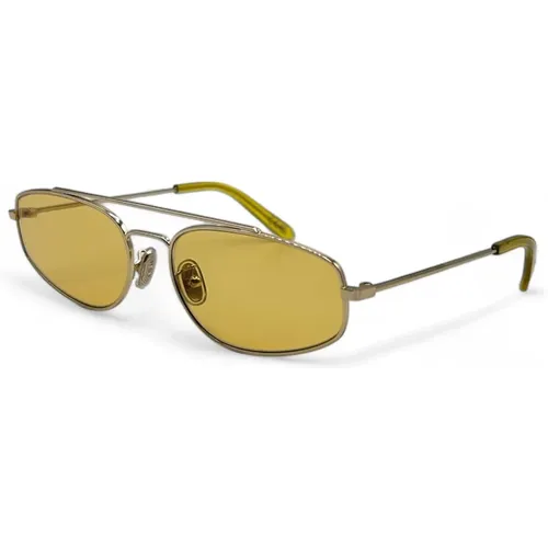 Unisex Sunglasses Mustard Gold Square , unisex, Sizes: 59 MM - Retrosuperfuture - Modalova