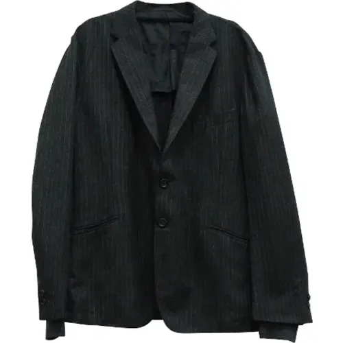 Pre-owned Wool outerwear , male, Sizes: S - Yves Saint Laurent Vintage - Modalova