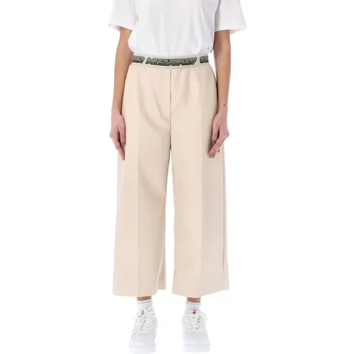 Logo Taillenbund Kurze Hose , Damen, Größe: S - Stella Mccartney - Modalova