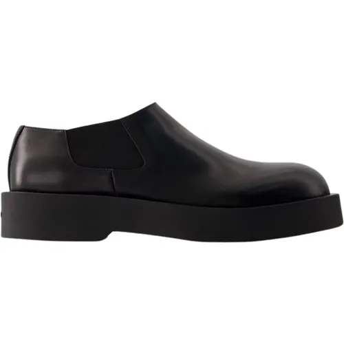 Leather Slip-On Boots , male, Sizes: 5 UK - Jil Sander - Modalova