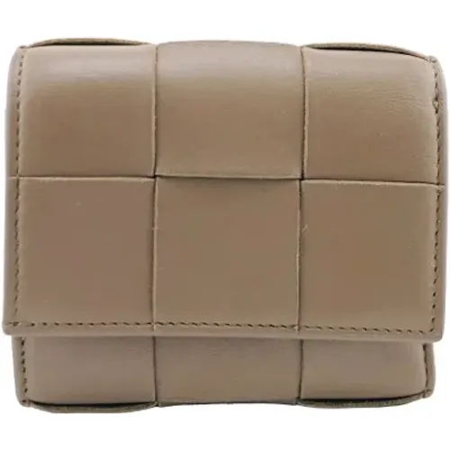 Pre-owned Leather wallets , female, Sizes: ONE SIZE - Bottega Veneta Vintage - Modalova