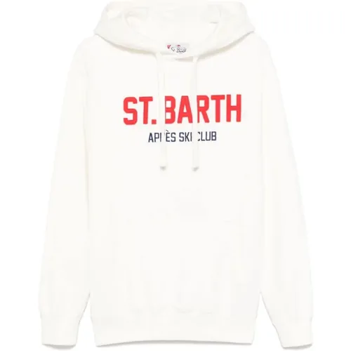 Cotton Sweater with Drawstring Hood , male, Sizes: M, XL, L, S - MC2 Saint Barth - Modalova