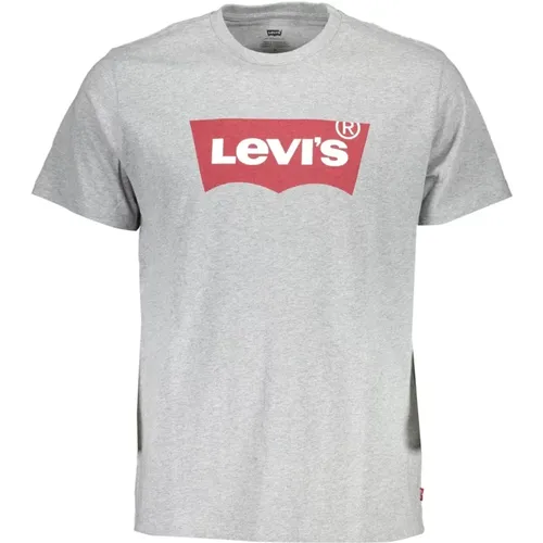 Levi's , Cotton T-Shirt with Print , male, Sizes: S - Levis - Modalova