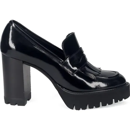 Fringed Loafer Shoes , female, Sizes: 4 1/2 UK, 3 UK, 7 UK - Luca Grossi - Modalova