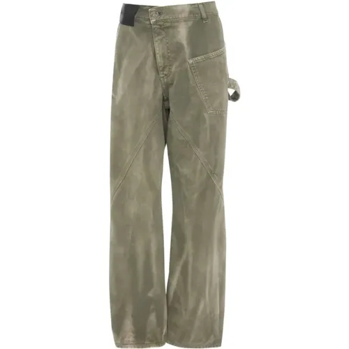 Grüne Twisted Workwear Jeans - JW Anderson - Modalova