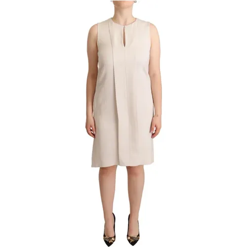 Elegant Sleeveless Sheath Dress , female, Sizes: S - PESERICO - Modalova