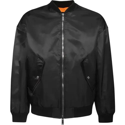 Stylische Nylon Bomberjacke für Männer , Herren, Größe: 2XL - Dsquared2 - Modalova