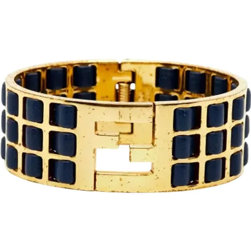 Pre-owned Leather bracelets , female, Sizes: ONE SIZE - Fendi Vintage - Modalova