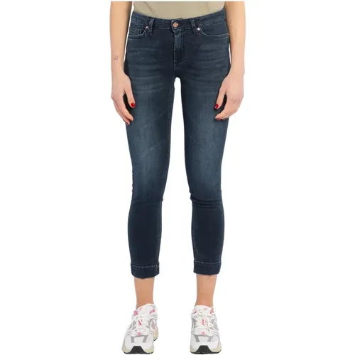 Cropped Jeans , Damen, Größe: W26 - Don The Fuller - Modalova