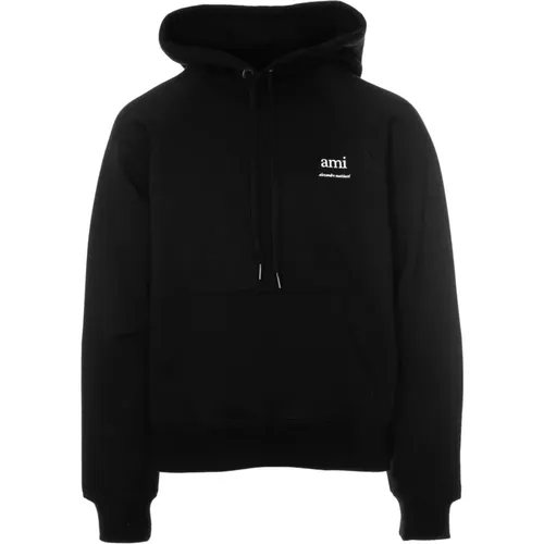 Hoodie mit Raglanärmeln und Kängurutasche , Herren, Größe: 2XL - Ami Paris - Modalova