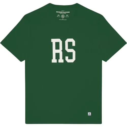 Bedrucktes Logo-T-Shirt - Grün , Herren, Größe: 2XL - Redskins - Modalova