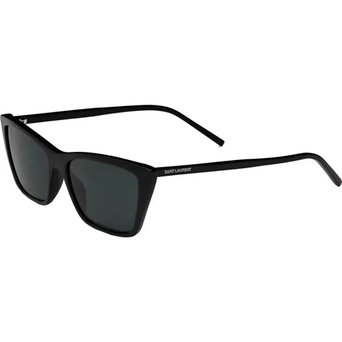 Schwarze SL 737 Sonnenbrille - Saint Laurent - Modalova