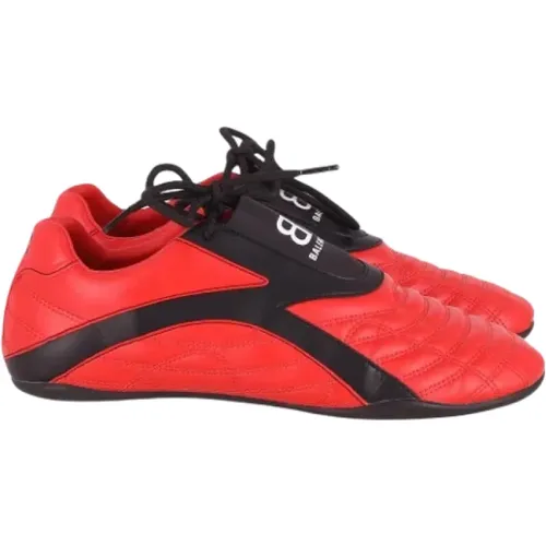 Rote Leder Balenciaga Sneakers - Balenciaga Vintage - Modalova