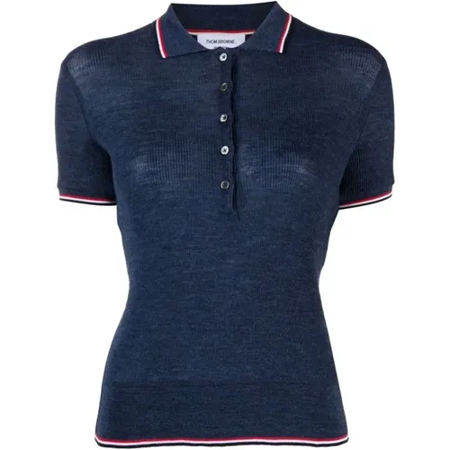 Polo Shirts , Damen, Größe: 2XS - Thom Browne - Modalova