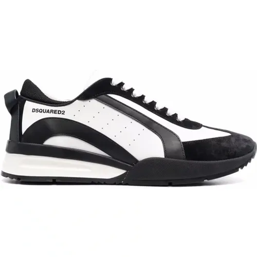 Low-Top Sneakers with Logo Print , male, Sizes: 6 UK - Dsquared2 - Modalova