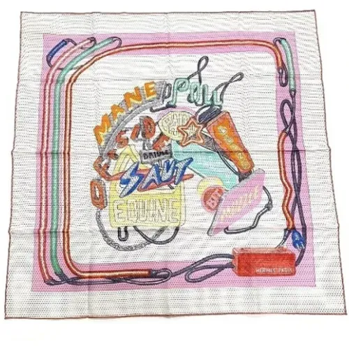 Pre-owned Silk scarves , female, Sizes: ONE SIZE - Hermès Vintage - Modalova