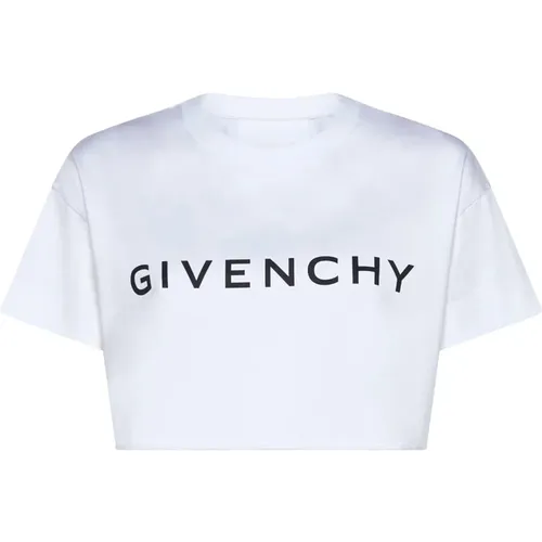 Weiße T-Shirts und Polos , Damen, Größe: M - Givenchy - Modalova