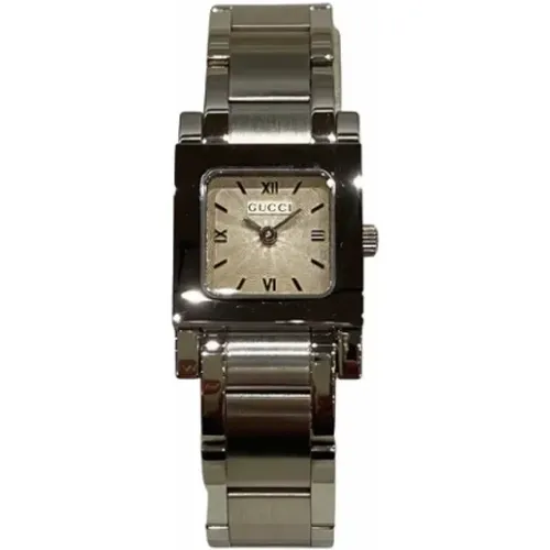 Pre-owned Stainless Steel watches , female, Sizes: ONE SIZE - Gucci Vintage - Modalova