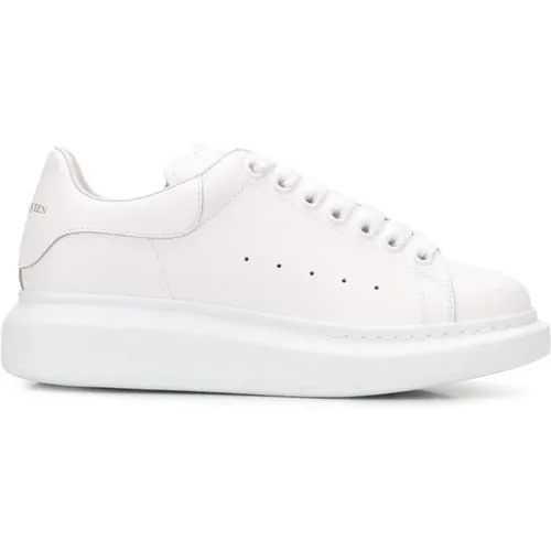 Weiße Oversize Sneakers mit Jacquard Grafik , Damen, Größe: 36 1/2 EU - alexander mcqueen - Modalova