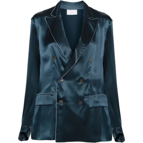 Women's Clothing Jackets Blu Ss24 , female, Sizes: XS - Pierre-Louis Mascia - Modalova